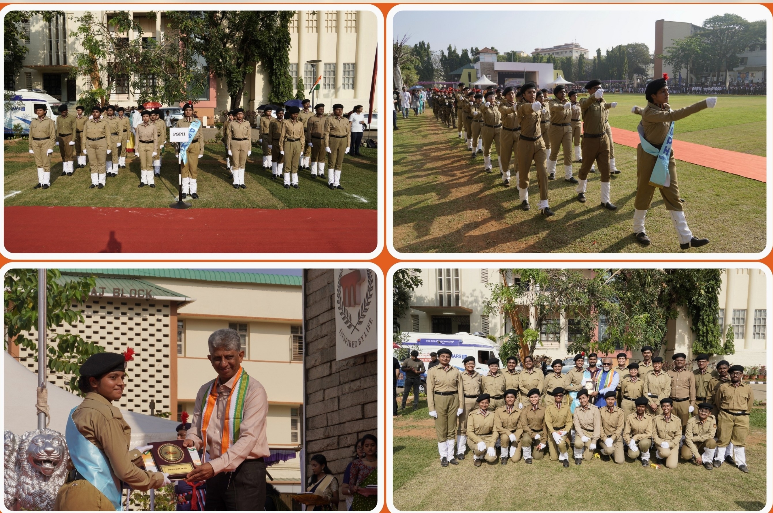 PSPH Students Won the Participation Award in the Republic Day March Past Parade: January 26, 2026