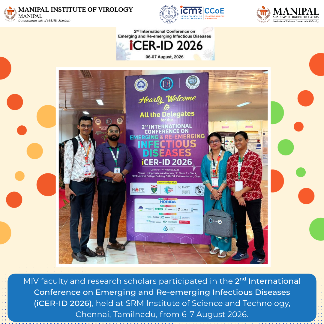 MIV at iCER-ID 2026: Advancing Research on Emerging Infectious Diseases