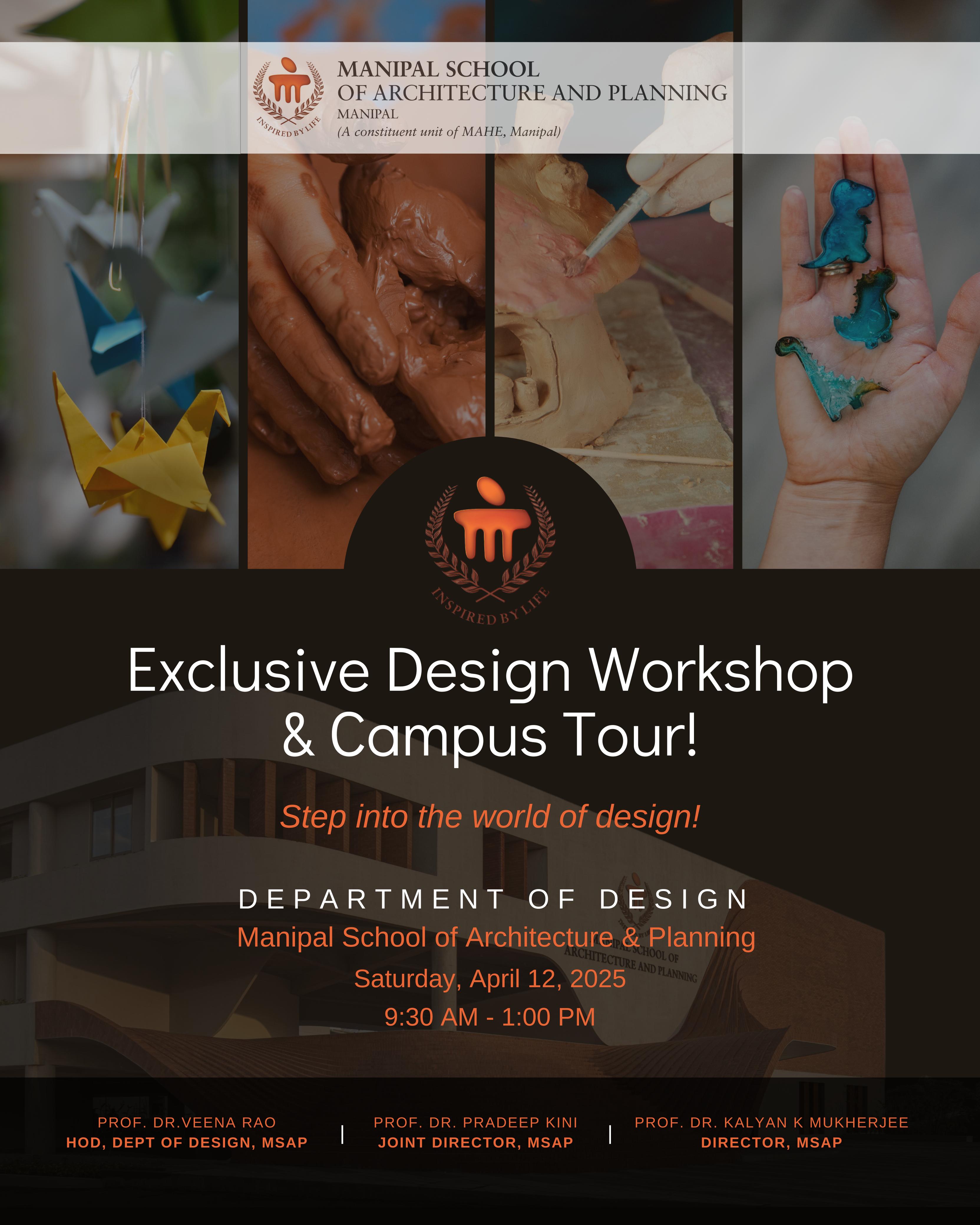 Exclusive Design Workshop and Campus Tour 