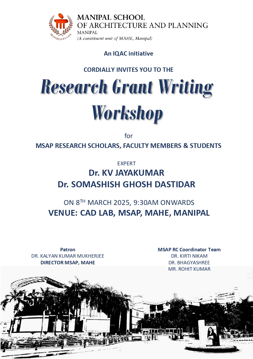 Research Grant Writing Workshop at MSAP