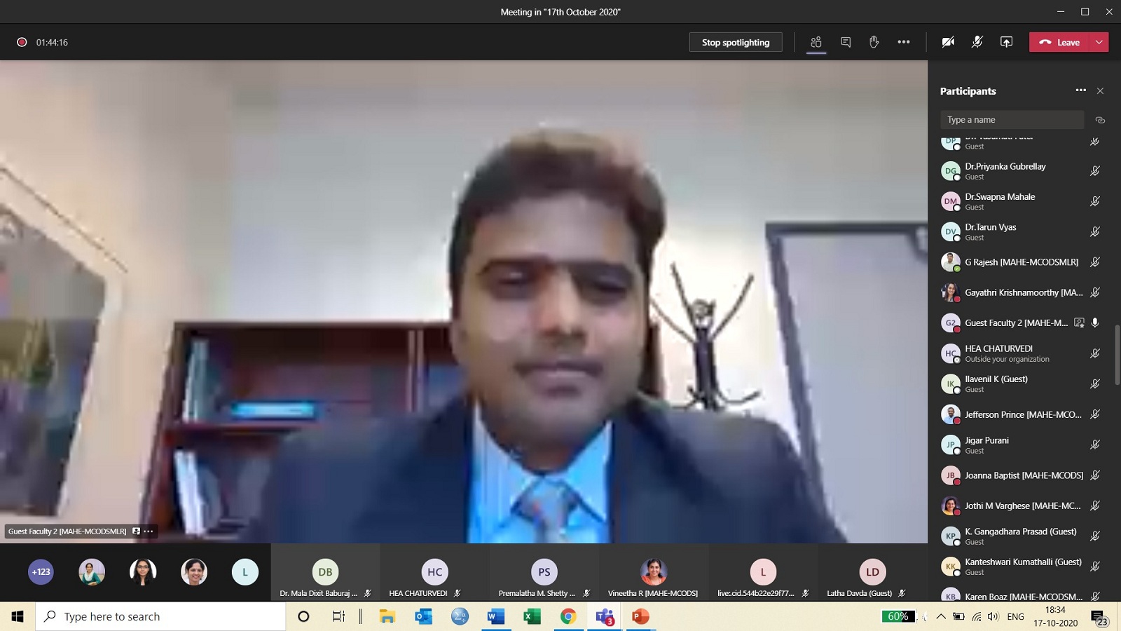 Curriculum Conclave III Blended Learning in BDS Curriculum