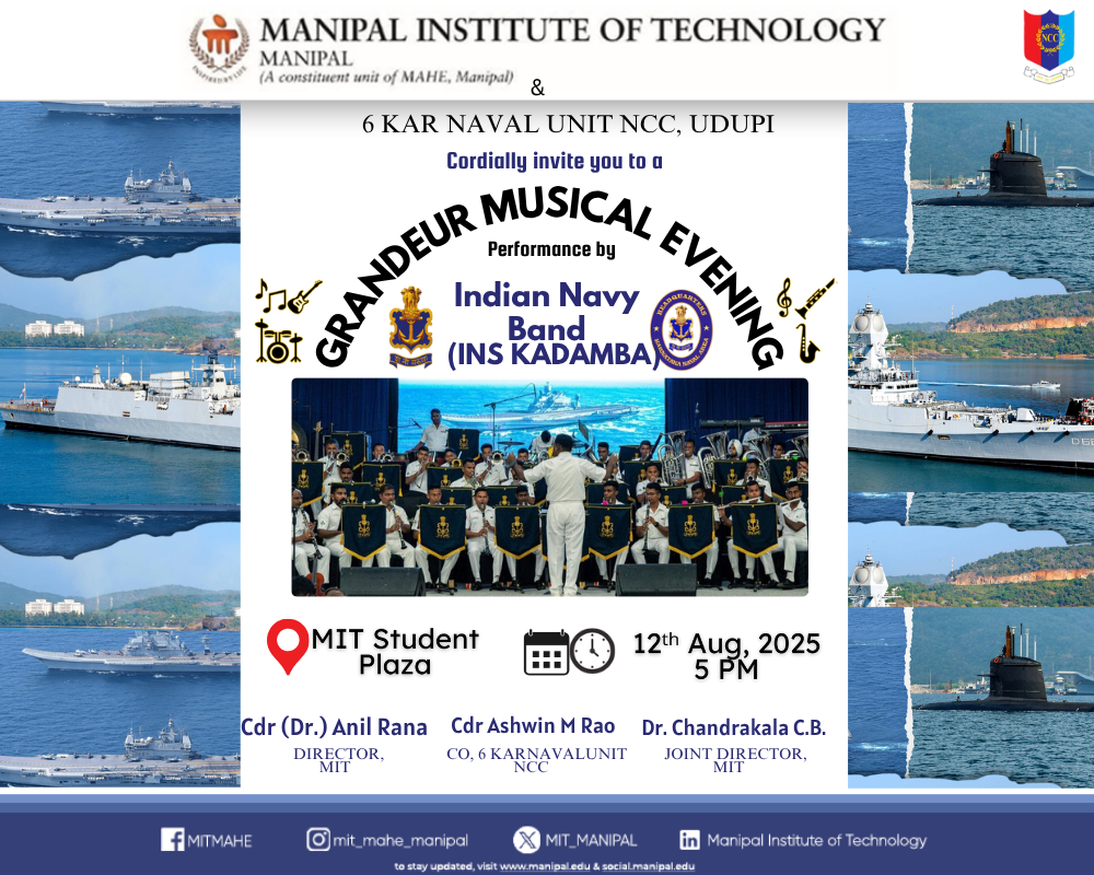 Grandeur Musical Evening by Indian Navy Band at MIT Manipal.