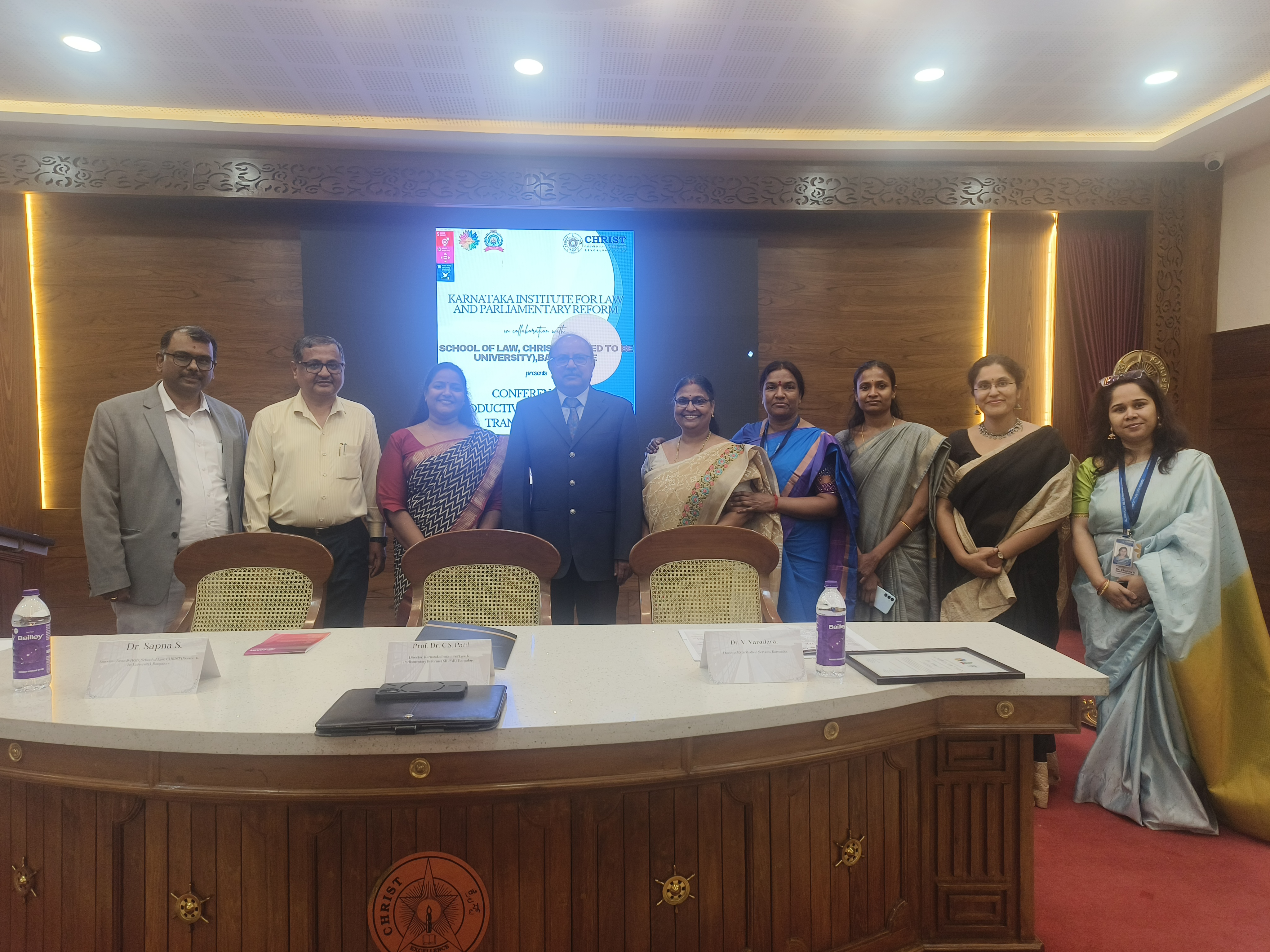 Dr. Anuja S at the National Conference on Reproductive Rights and Policy Transformation