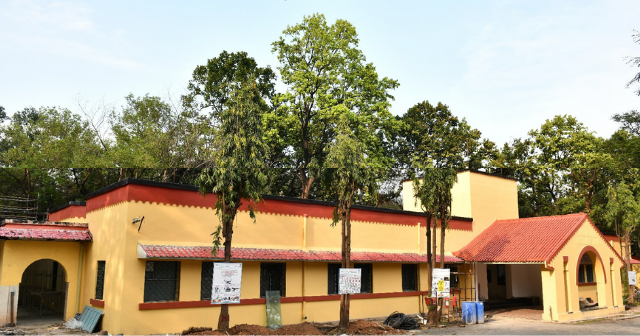 College Admin Building Side view
