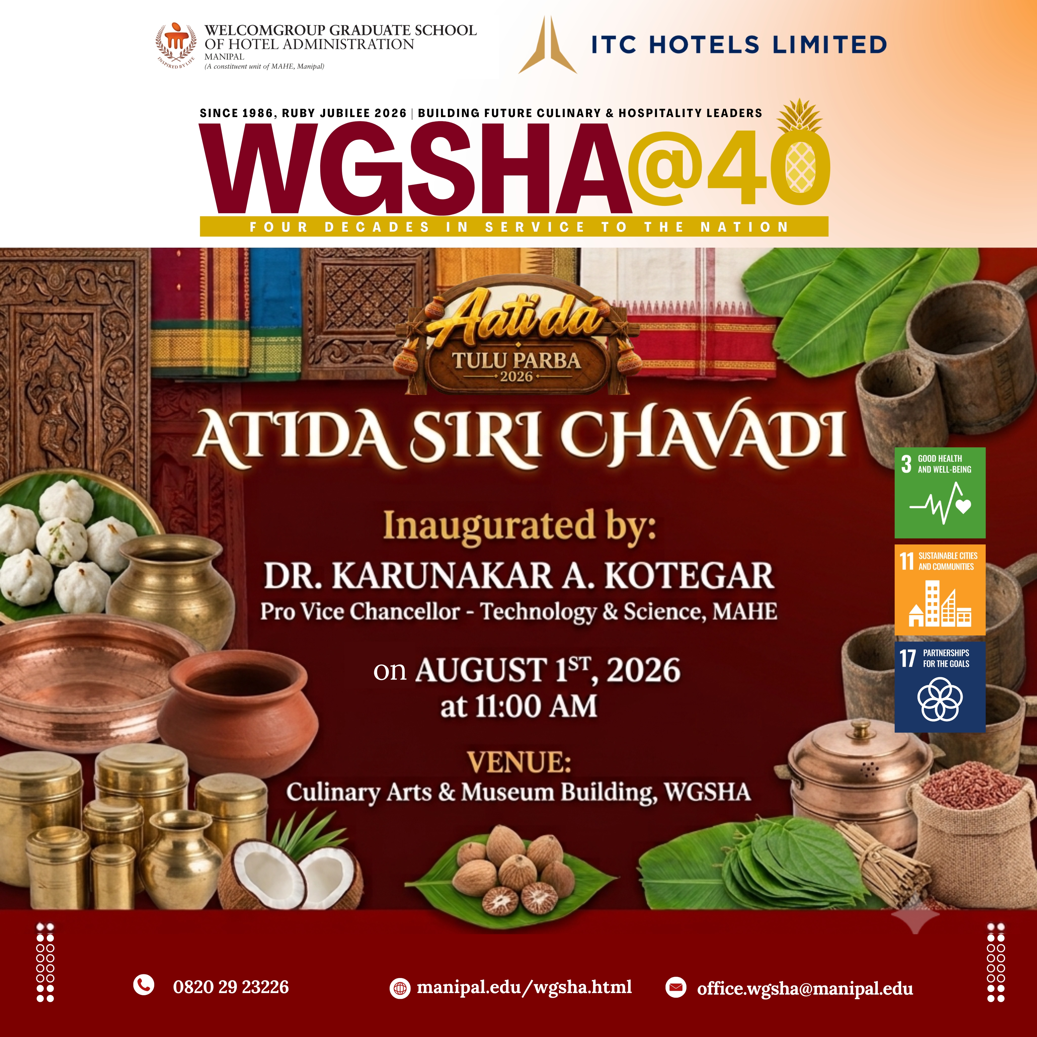 WGSHA celebrates Atida Siri Chavadi 2026